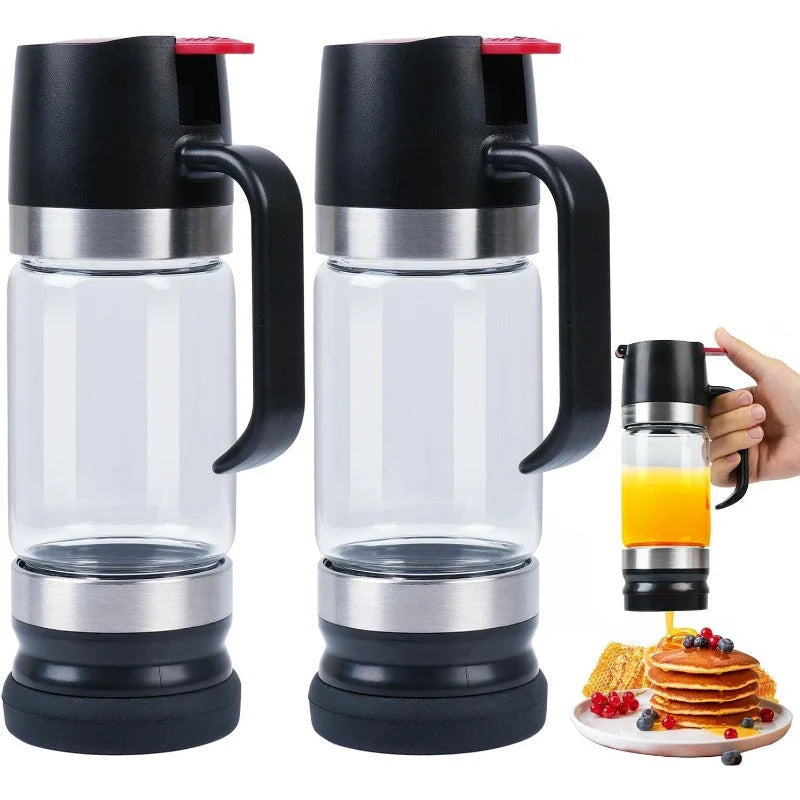 No-Drip Glass Honey Dispenser