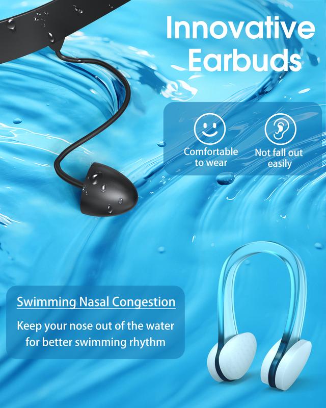 Panoramic Anti-Fog Swim Goggles with Earplugs & Nose Clip