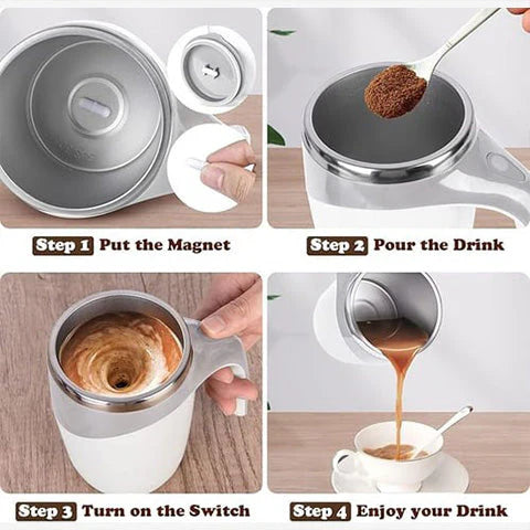 New Year HOT Sale - 49% OFF! - Automatic Magnetic Stirring Coffee Mug