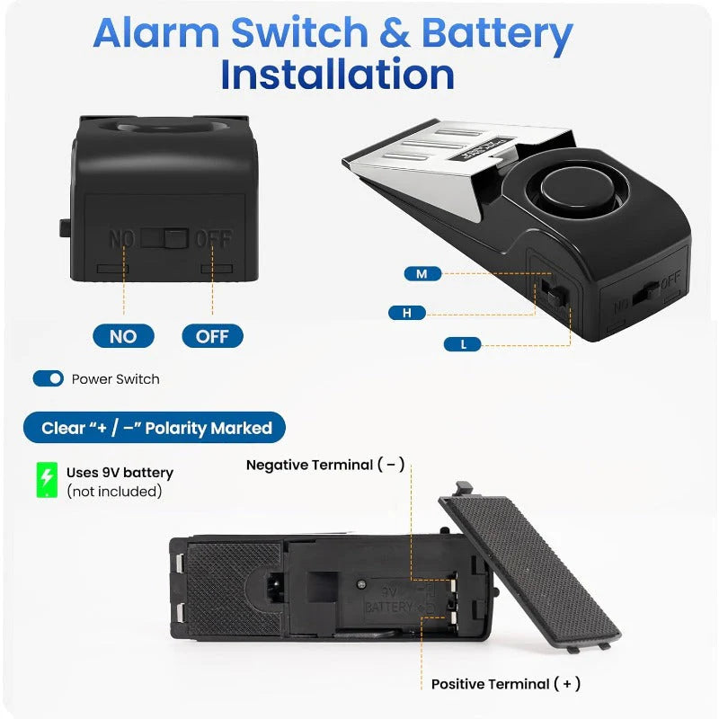 Portable Door Stop Alarm