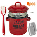 OilPot Bacon Grease Container with Strainer