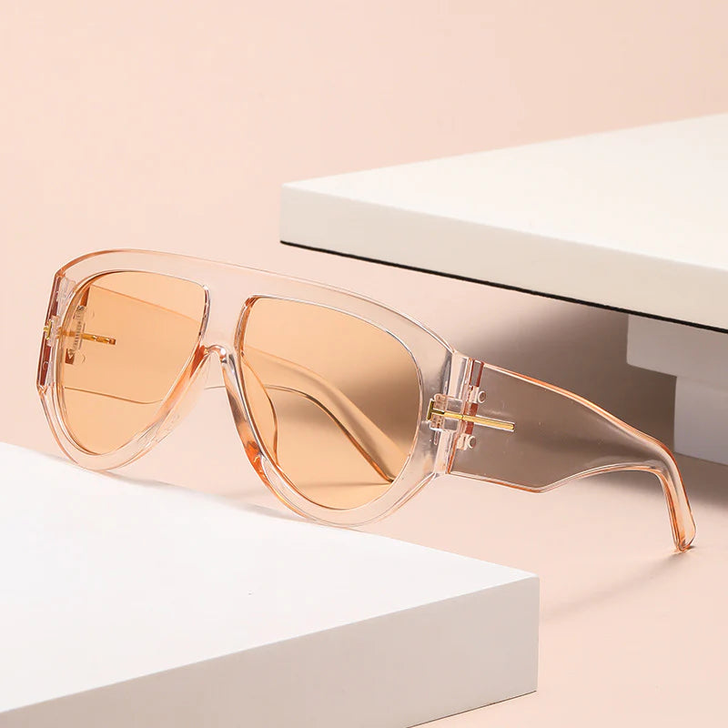 Oversized UV400 Aviator Sunglasses