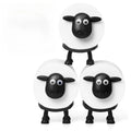 Playful Sheep Toilet Organizer