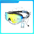 Panoramic Anti-Fog Swim Goggles with Earplugs & Nose Clip