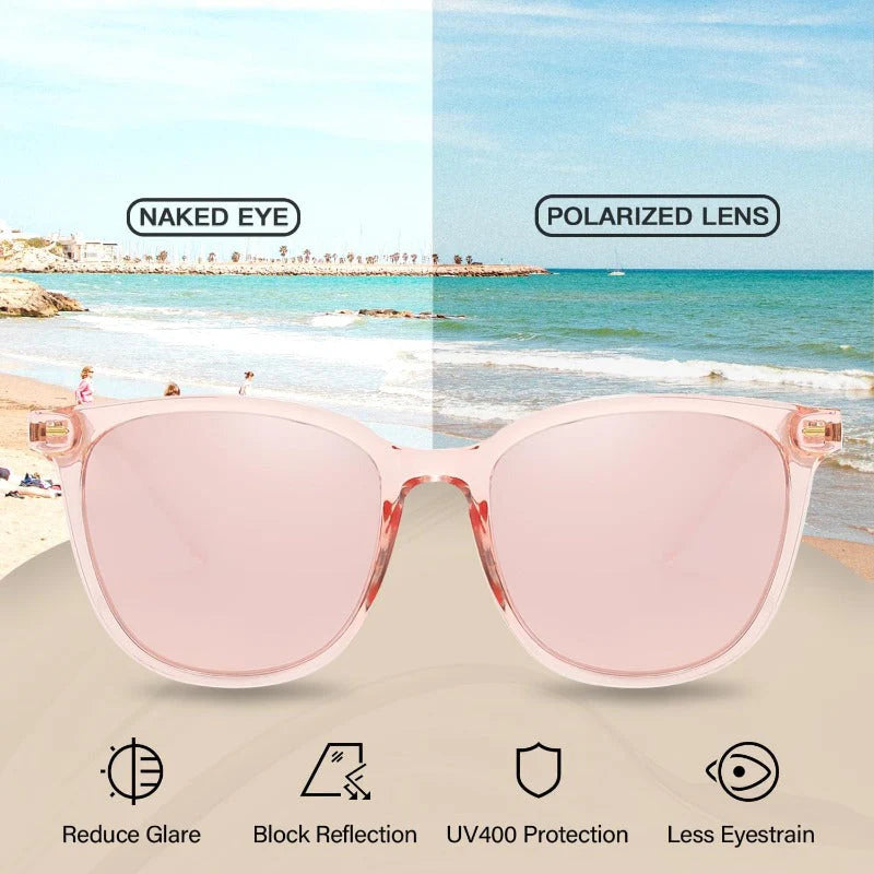 Oversized Polarized Fashion Sunglasses